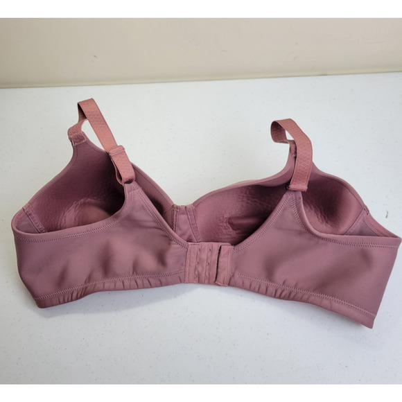 Vanity Fair Beauty Back Purple Full Figure Smoother Wire Free Bra Size 42C - Picture 5 of 7